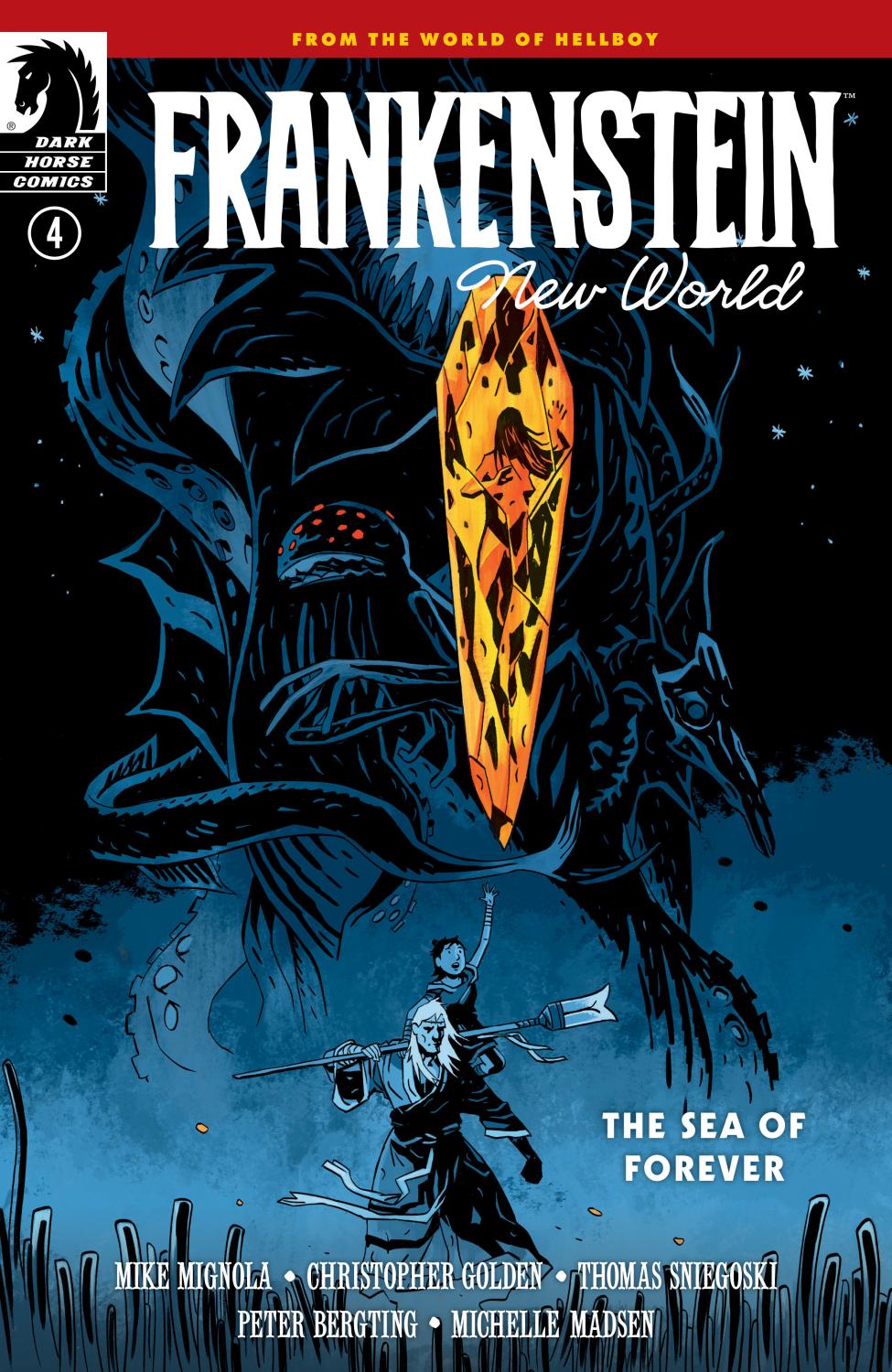 FRANKENSTEIN NEW WORLD--THE SEA OF FOREVER #4 PETER BERGTING