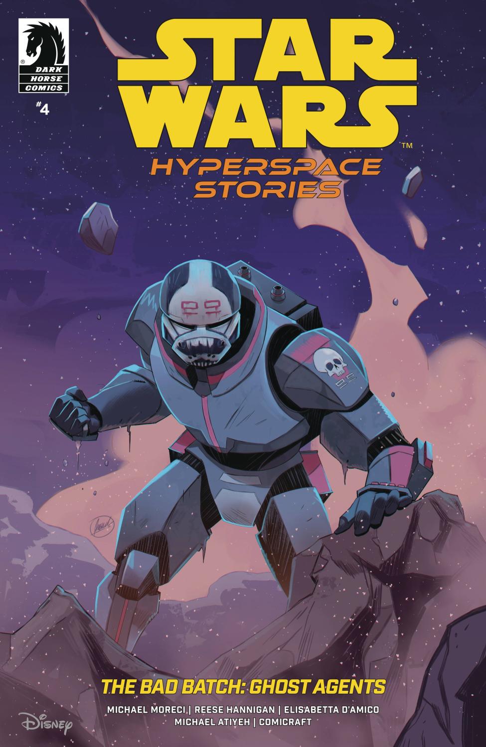 STAR WARS HYPERSPACE STORIES THE BAD BATCH--GHOST AGENTS #4 CVR B FRENCH CARLOMAGNO