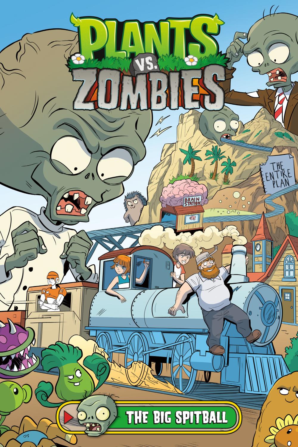 PLANTS VS ZOMBIES VOLUME 24 THE BIG SPITBALL HC