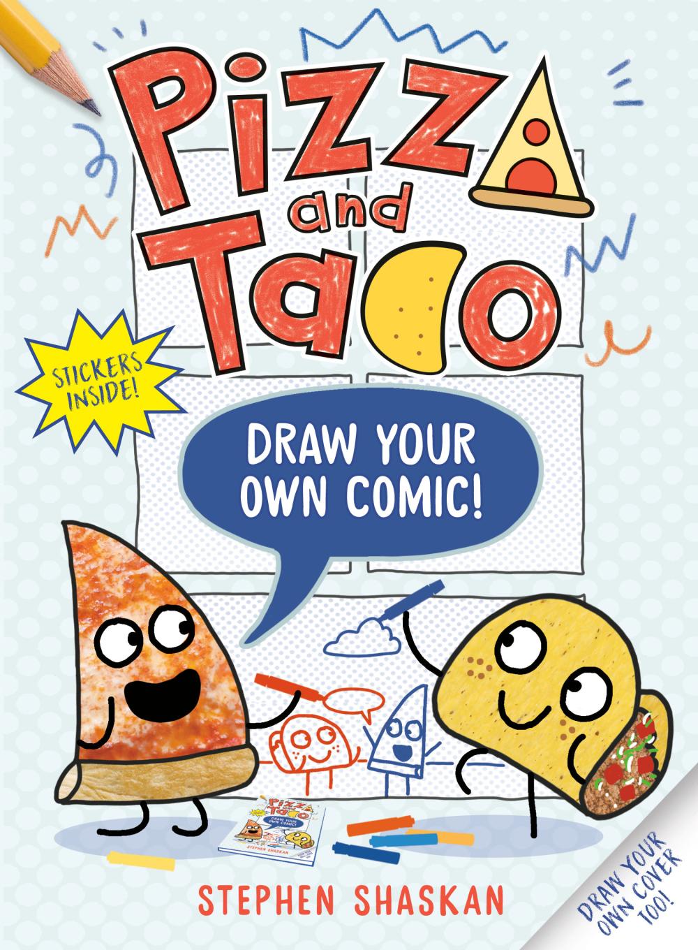 PIZZA AND TACO DRAW YOUR OWN COMIC