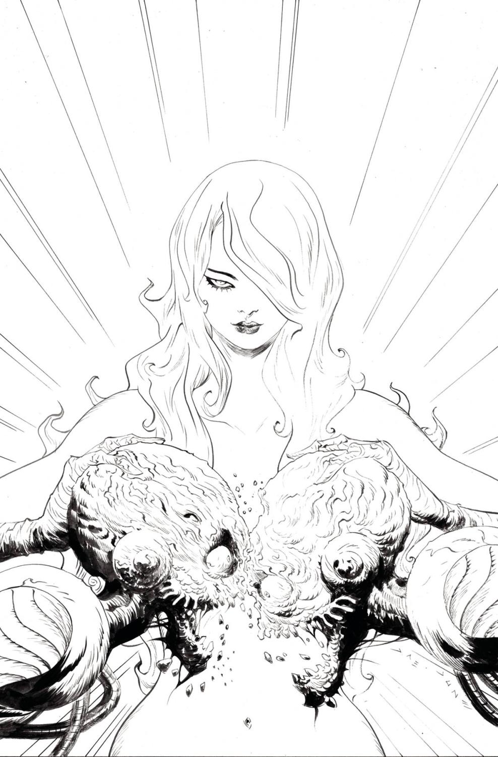 RED SONJA ATTACKS MARS #3 CVR G 15 COPY INCV LEE LINE ART VI