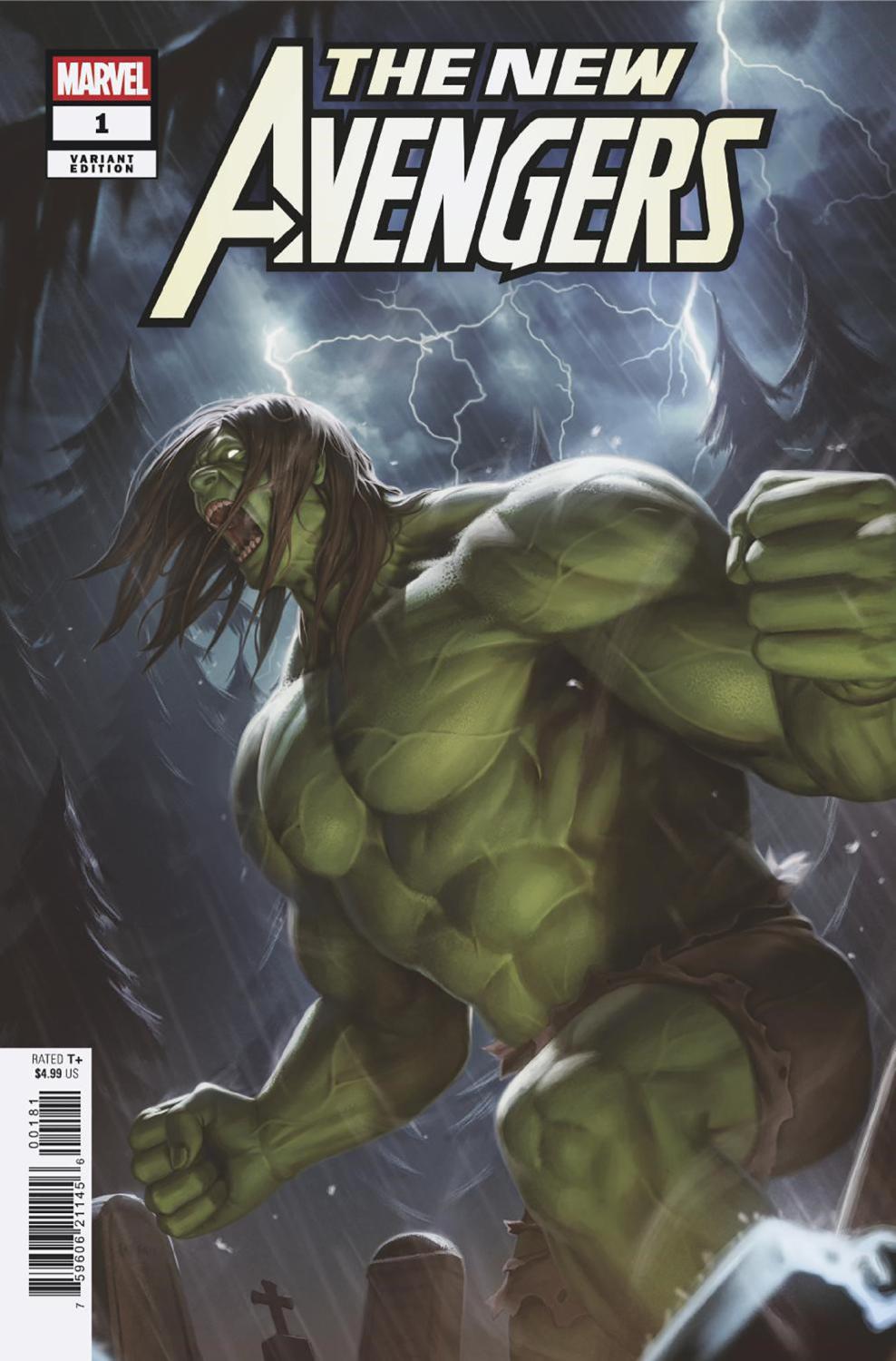 NEW AVENGERS #1 WOO-CHUL LEE HULK VAR D CVR H