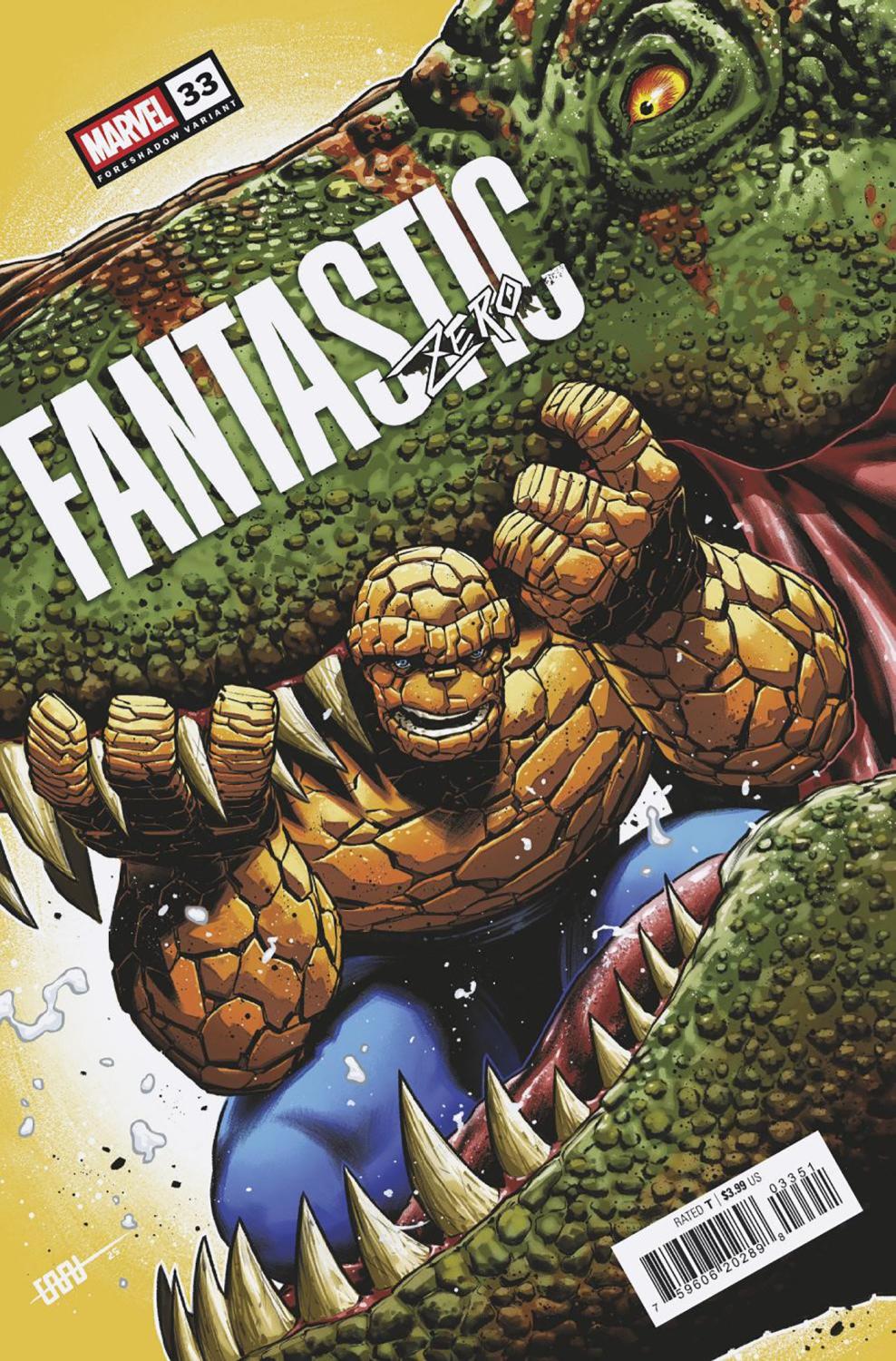 FANTASTIC FOUR #33 CAFU FORESHADOW VAR DOOM CVR E