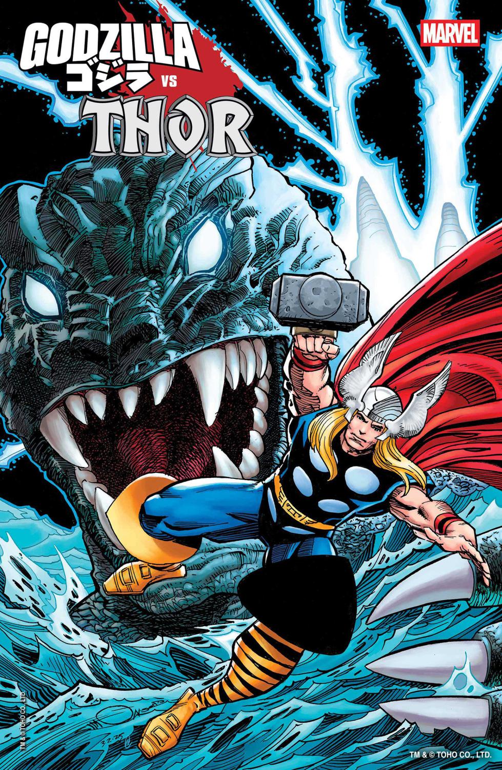 GODZILLA VS THOR #1 WALTER SIMONSON VAR CVR G