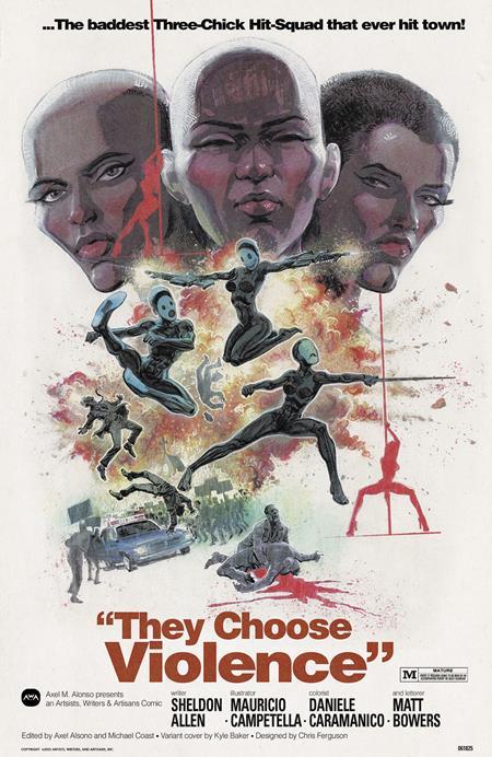 THEY CHOOSE VIOLENCE #1 CVR B BAKER OF 5