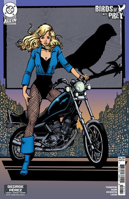 BIRDS OF PREY #22 CVR D GEORGE PEREZ LEGACY CARD STOCK VAR