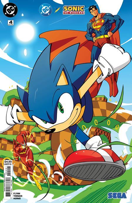 DC X SONIC THE HEDGEHOG #4 CVR B DANIELE DI NICUOLO CARD STOCK VAR OF 5