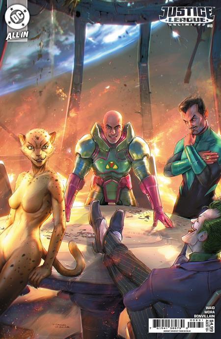 JUSTICE LEAGUE UNLIMITED #8 CVR C TIAGO DA SILVA CARD STOCK VAR WE ARE YESTERDAY