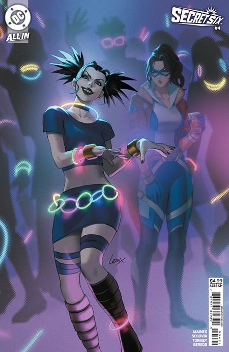 SECRET SIX #4 CVR B LESLEY LEIRIX LI CARD STOCK VAR OF 6