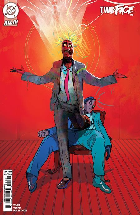 TWO-FACE #6 CVR B CHRISTIAN WARD CARD STOCK VAR OF 6