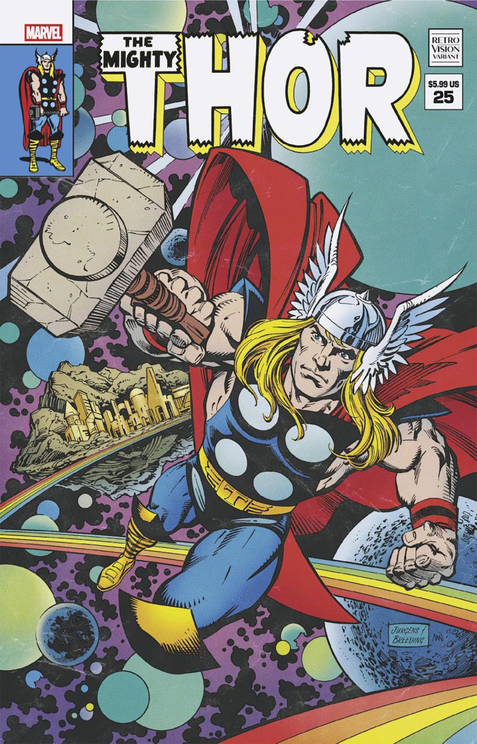 IMMORTAL THOR #25 DAN JURGENS RETROVISION VAR CVR C