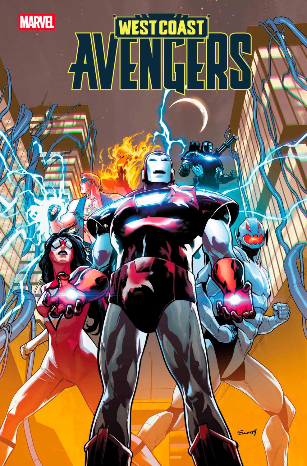 WEST COAST AVENGERS #9 SCOTT GODLEWSKI VAR CVR C