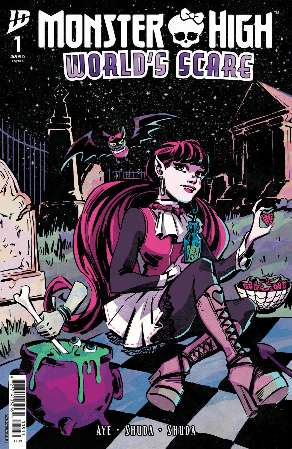 MONSTER HIGH WORLDS SCARE #1 VAR B STERLE CVR B