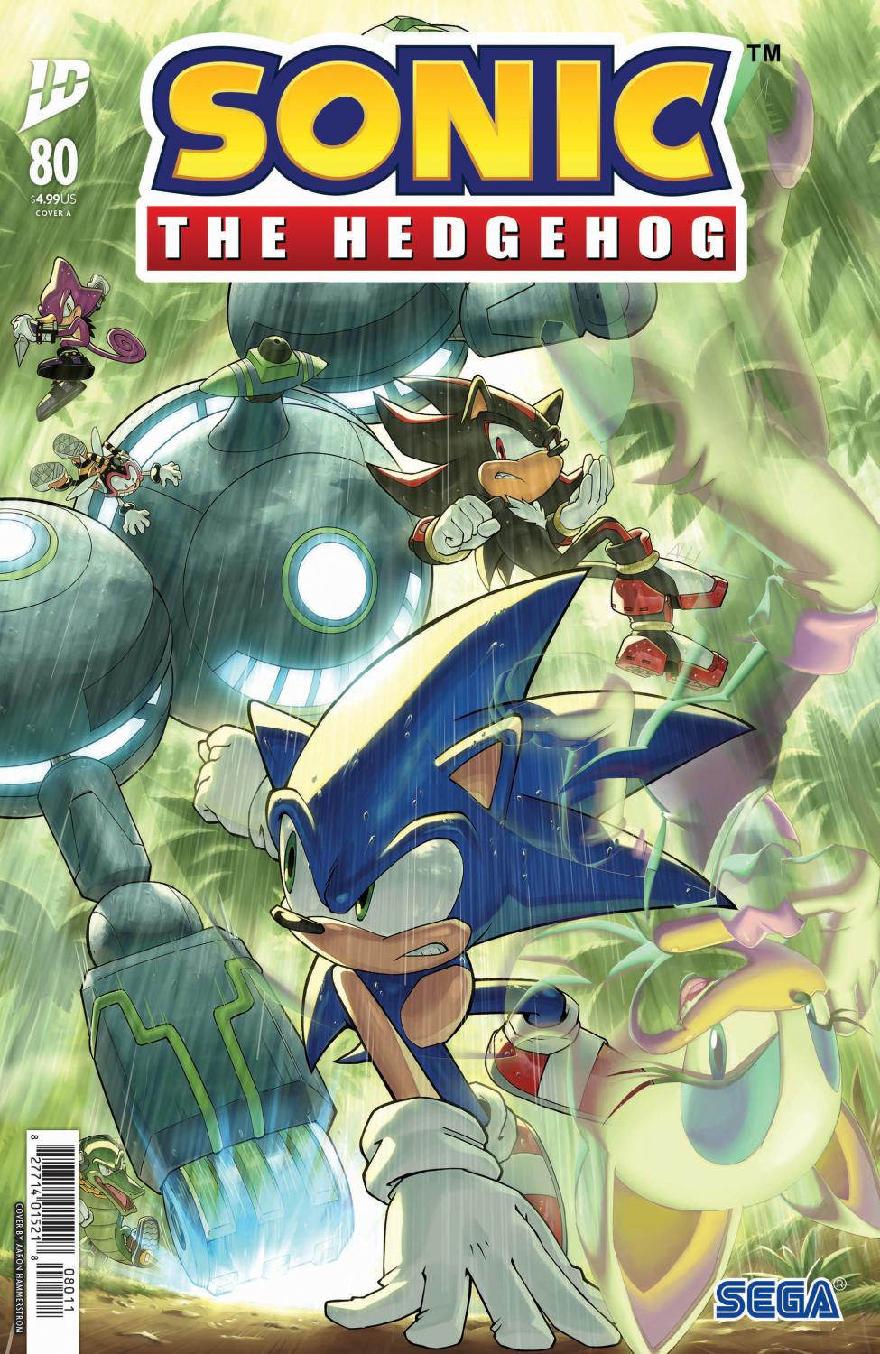 SONIC THE HEDGEHOG #80 COVER A HAMMERSTROM CVR A