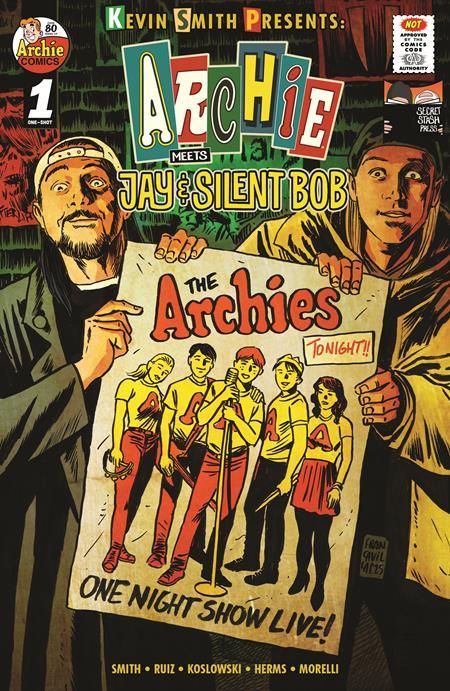 ARCHIE MEETS JAY AND SILENT BOB #1 ONE SHOT CVR J FRANCESCO FRANCAVILLA FOIL VAR