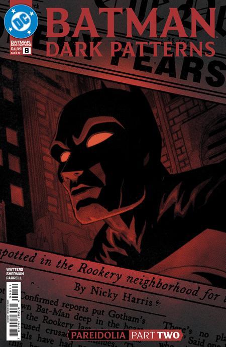 BATMAN DARK PATTERNS #8 CVR A HAYDEN SHERMAN (OF 12)