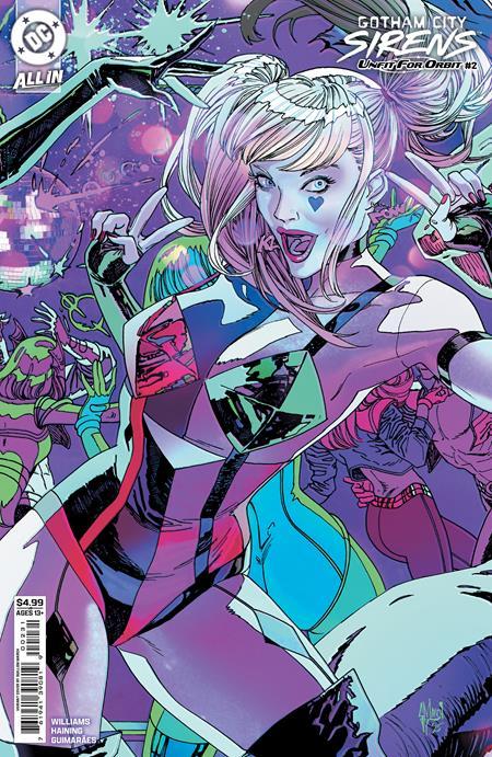 GOTHAM CITY SIRENS UNFIT FOR ORBIT #2 CVR C GUILLEM MARCH CONNECTING CARD STOCK VAR (OF 5)