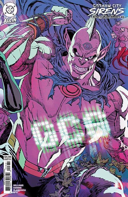 GOTHAM CITY SIRENS UNFIT FOR ORBIT #3 CVR C GUILLEM MARCH CONNECTING CARD STOCK VAR (OF 5)