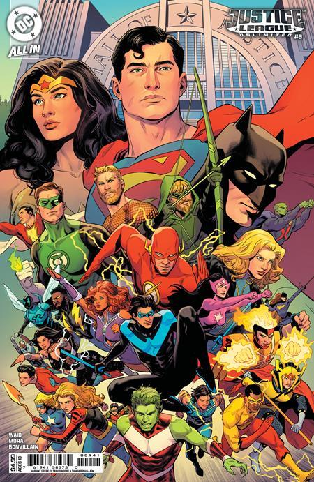 JUSTICE LEAGUE UNLIMITED #9 CVR D TRAVIS MOORE CARD STOCK VAR WE ARE YESTERDAY