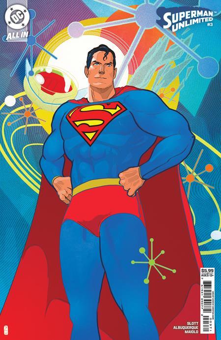SUPERMAN UNLIMITED #3 CVR F CHRISTIAN WARD CARD STOCK VAR