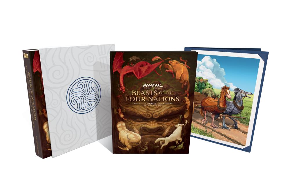 BEASTS OF THE FOUR NATIONS CREATURES FROM AVATAR THE LAST AIRBENDER AND THE LEGEND OF KORRA DELUXE EDITION HC