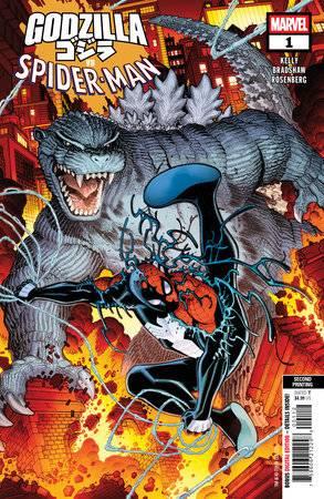 GODZILLA VS SPIDER-MAN #1 NICK BRADSHAW 2ND PRINTING VAR CVR A