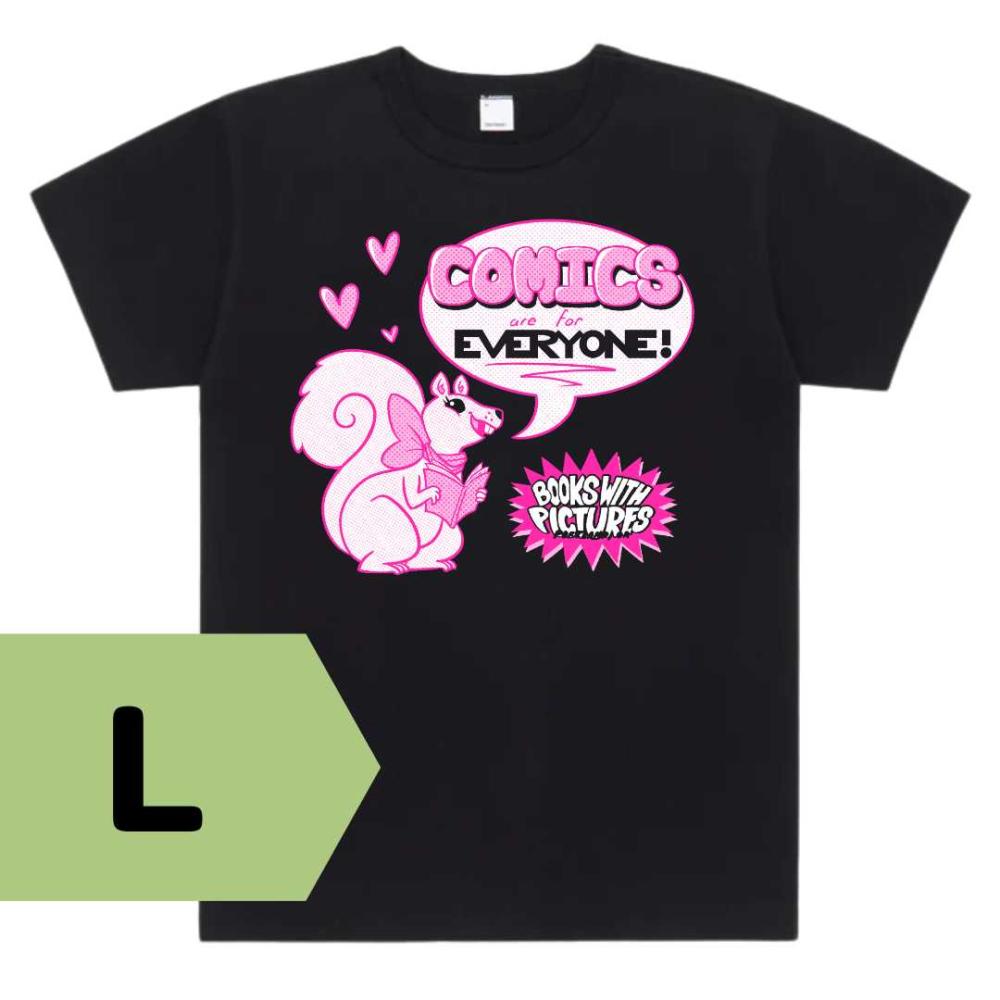 Comics Squirrel T-shirt L