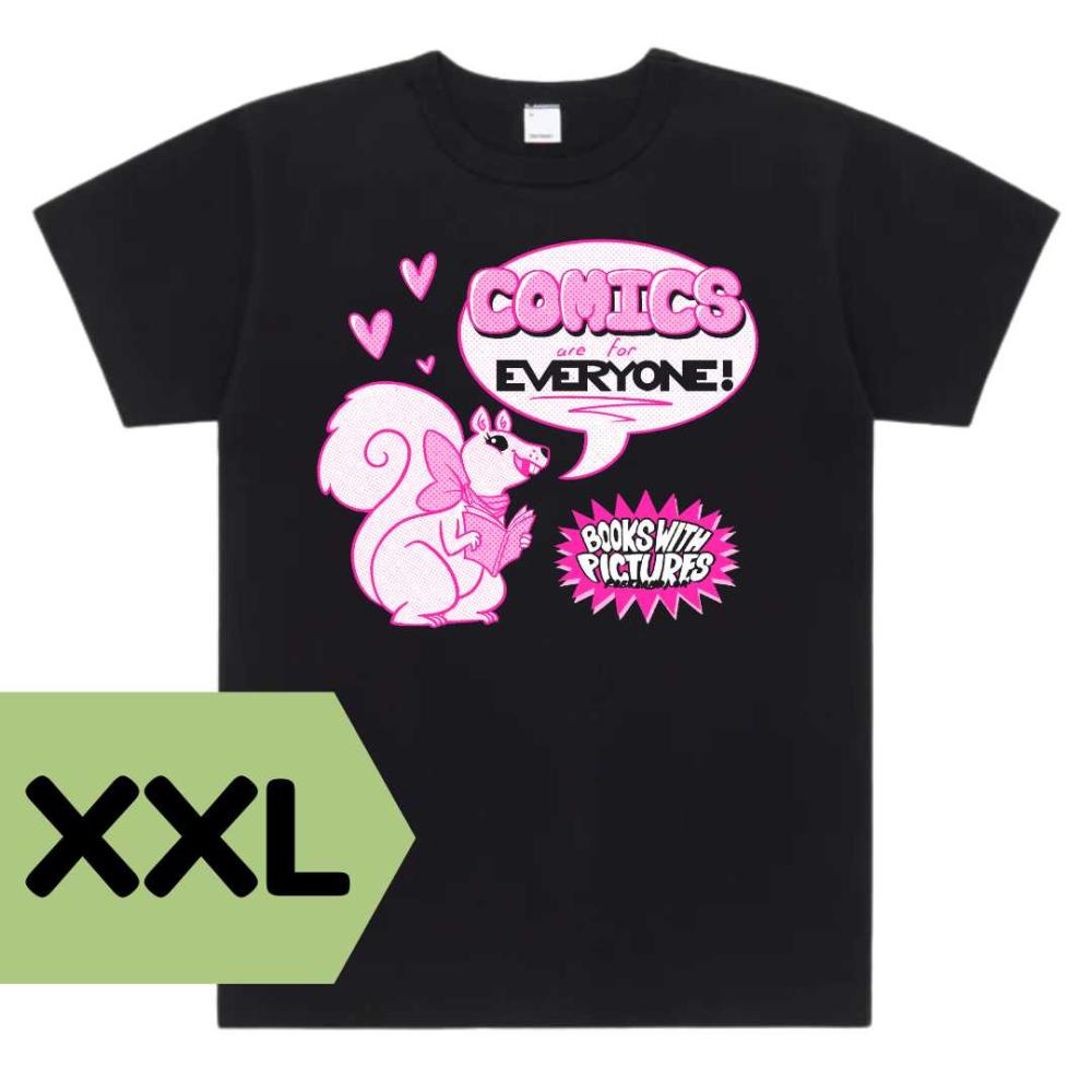 Comics Squirrel T-shirt XXL