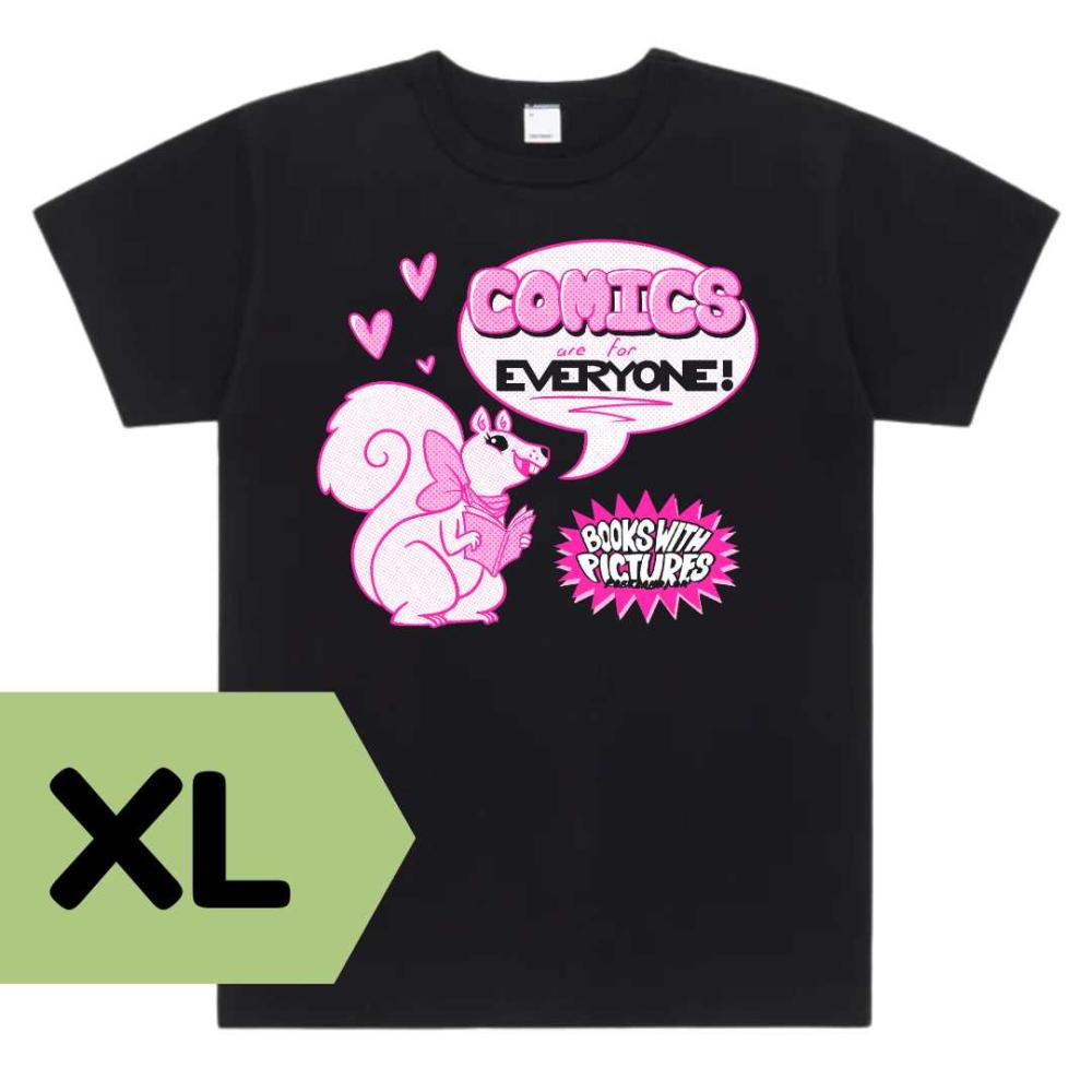 Comics Squirrel T-shirt XL