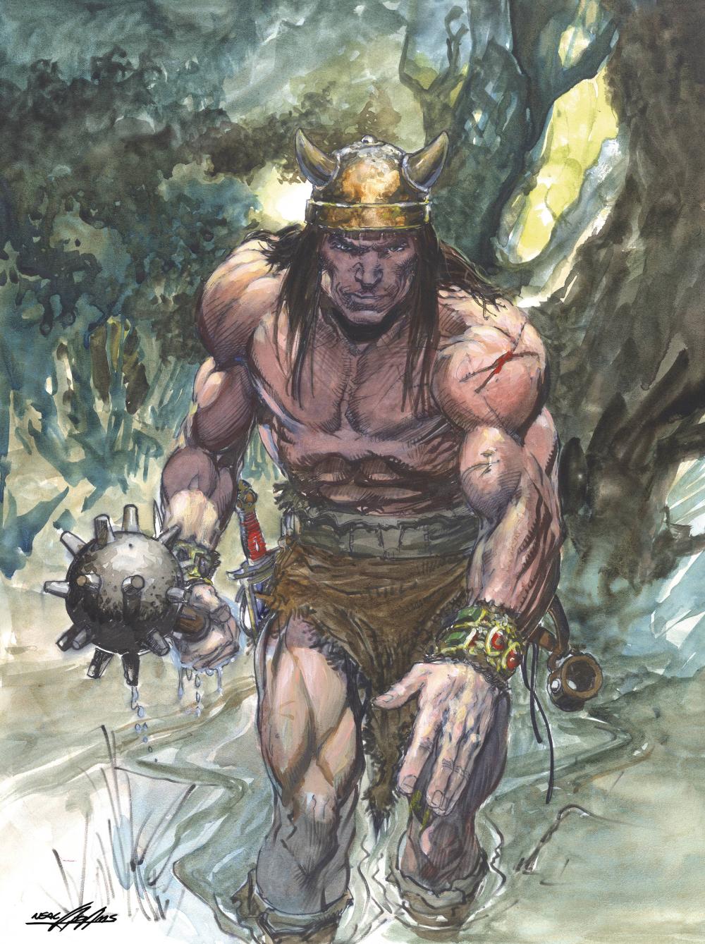 SAVAGE SWORD OF CONAN #9 CVR C FOC ADAMS VIRGIN
