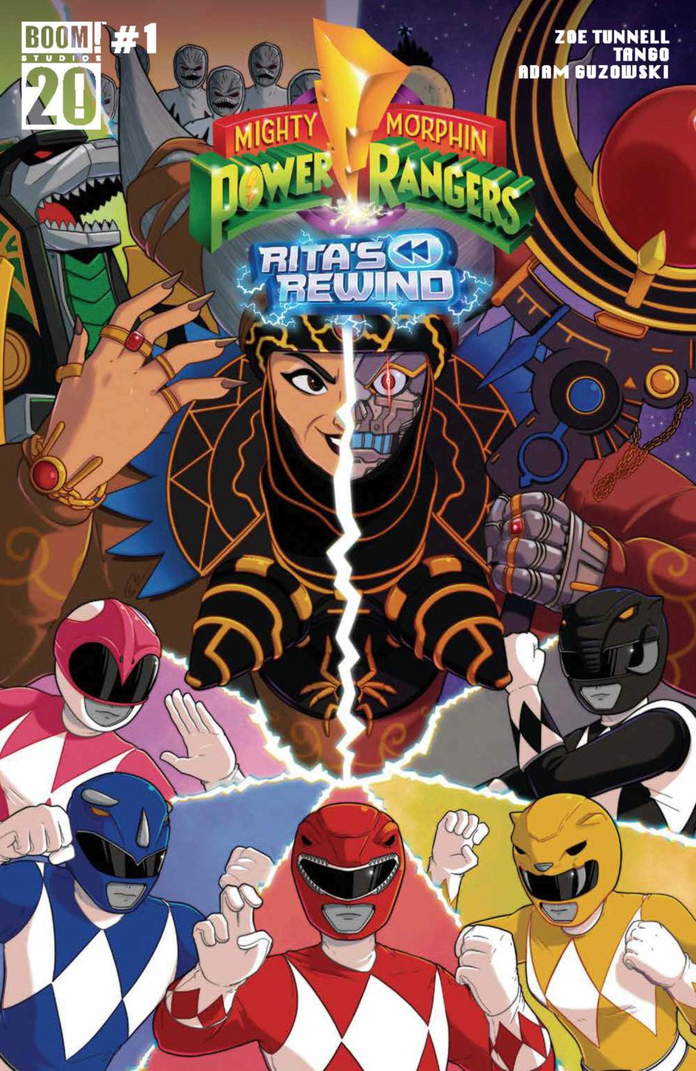 MIGHTY MORPHIN POWER RANGERS RITAS REWIND #1 B VAR DRESSED GREGSON CVR B