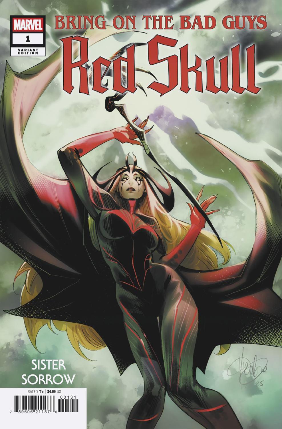 BRING ON THE BAD GUYS RED SKULL #1 MIRKA ANDOLFO SISTER SORROW VAR CVR C