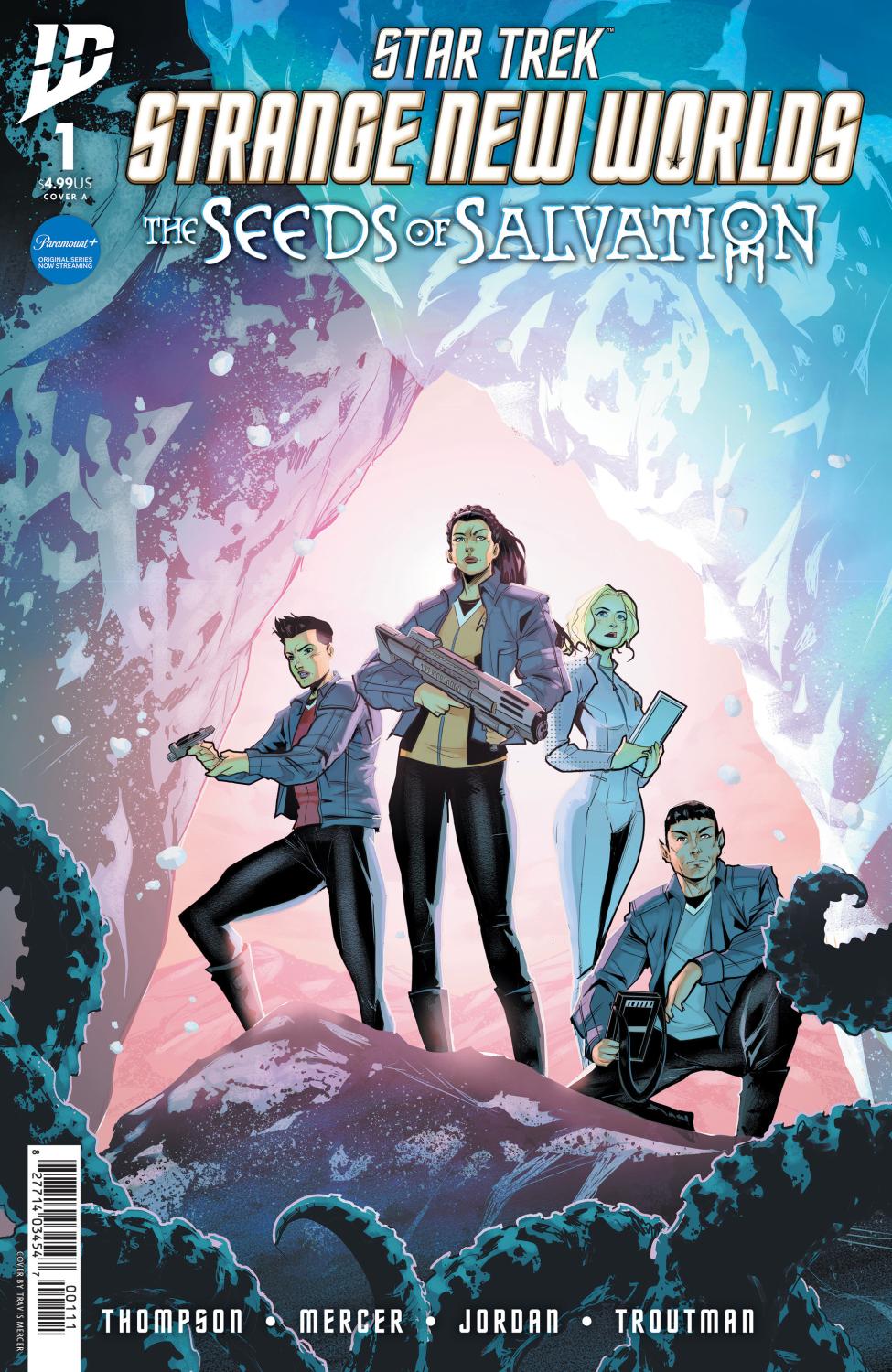 STAR TREK STRANGE NEW WORLDS--THE SEEDS OF SALVATION #1 COVER A MERCER CVR A