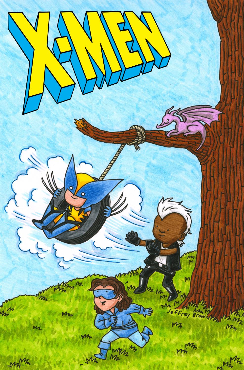X-MEN #20 JEFFREY BROWN VAR CVR D