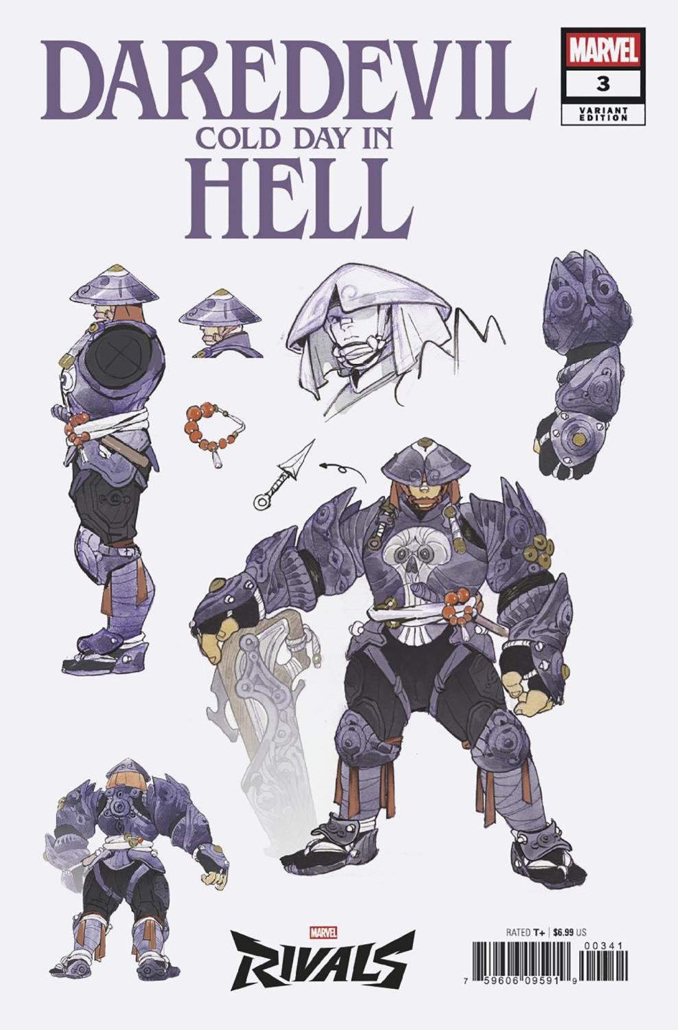 DAREDEVIL COLD DAY IN HELL #3 PEACH MOMOKO MARVEL RIVALS VAR CVR D