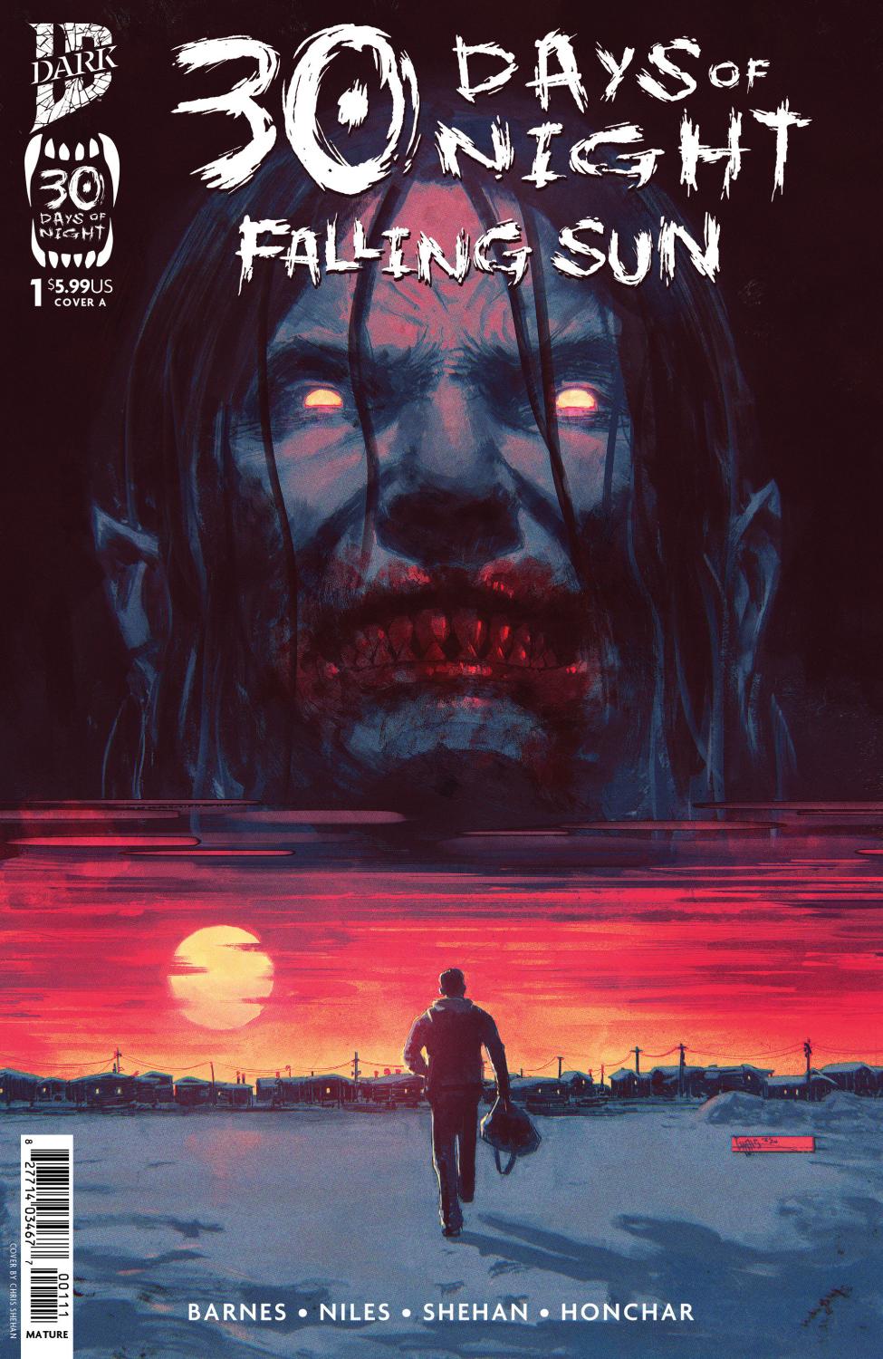 30 DAYS OF NIGHT FALLING SUN #1 COVER A SHEHAN CVR A