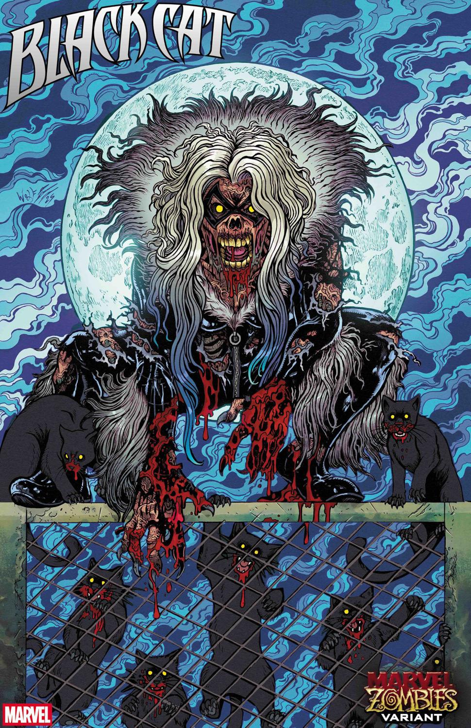 BLACK CAT #3 MARIA WOLF MARVEL ZOMBIES VAR CVR D