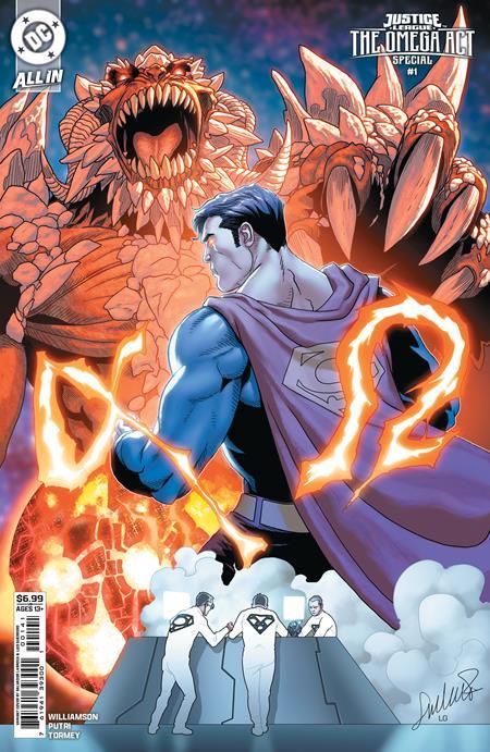 JUSTICE LEAGUE THE OMEGA ACT SPECIAL #1 ONE SHOT CVR D SALVADOR LARROCA CARD STOCK VAR DC K.O.