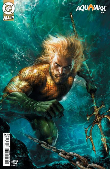 AQUAMAN #9 CVR B LUCIO PARRILLO CARD STOCK VAR