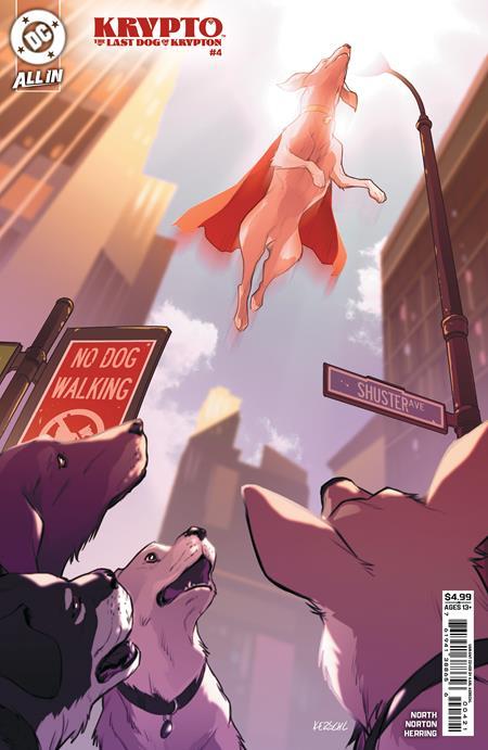 KRYPTO THE LAST DOG OF KRYPTON #4 CVR B KARL KERSCHL CARD STOCK VAR OF 5