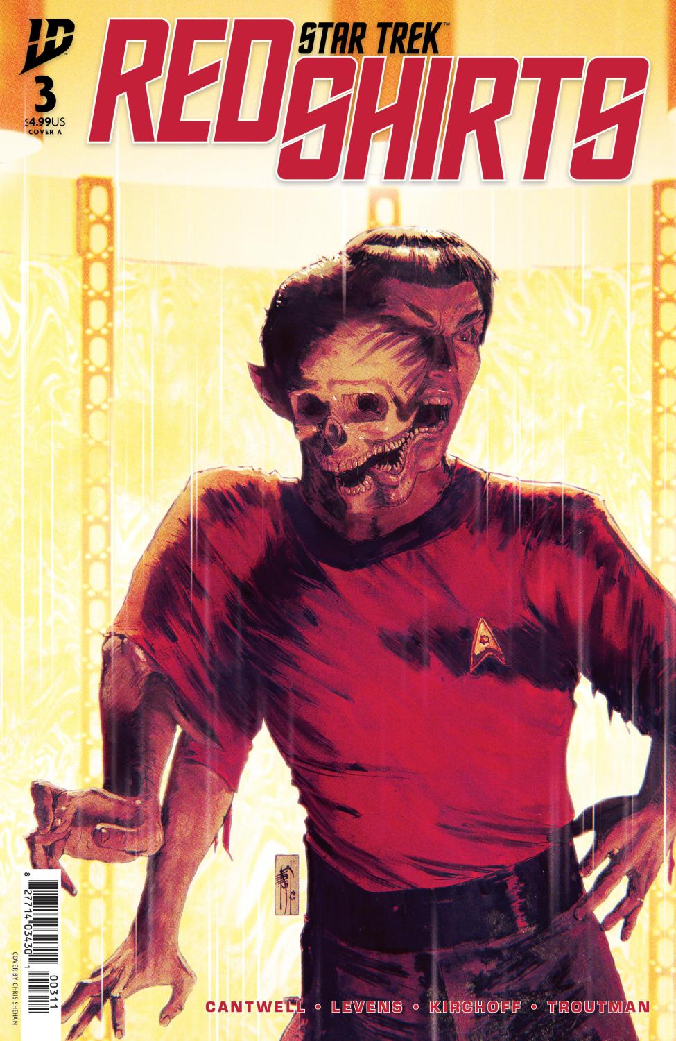 STAR TREK RED SHIRTS #3 COVER A SHEHAN CVR A
