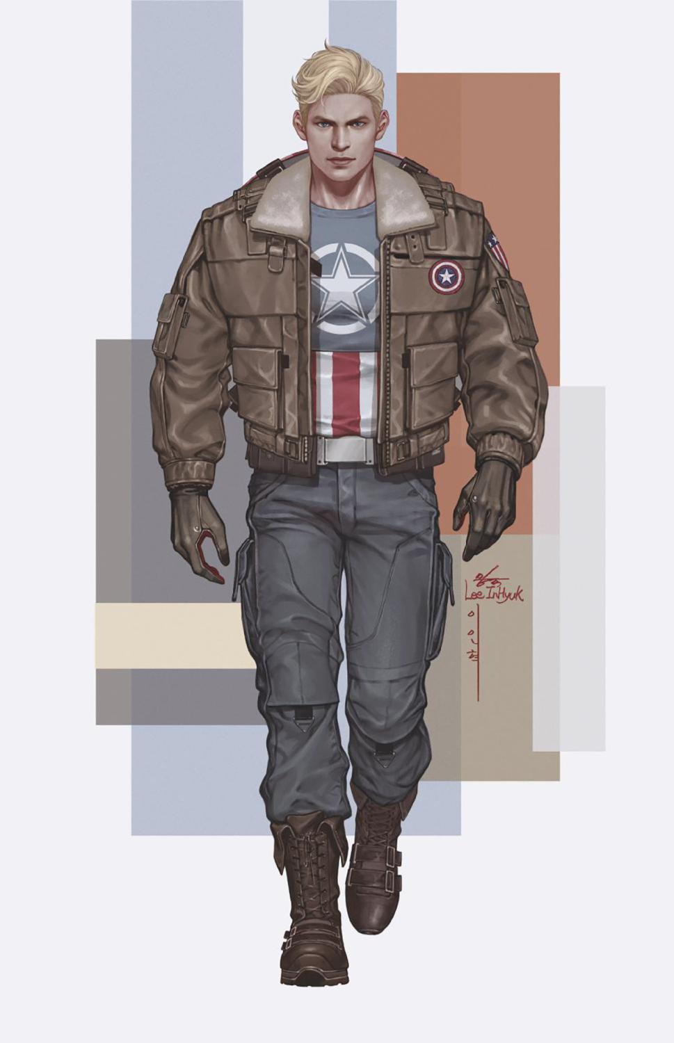 CAPTAIN AMERICA #5 INHYUK LEE STREET-VERSE VIRGIN VAR 1:50 INCV