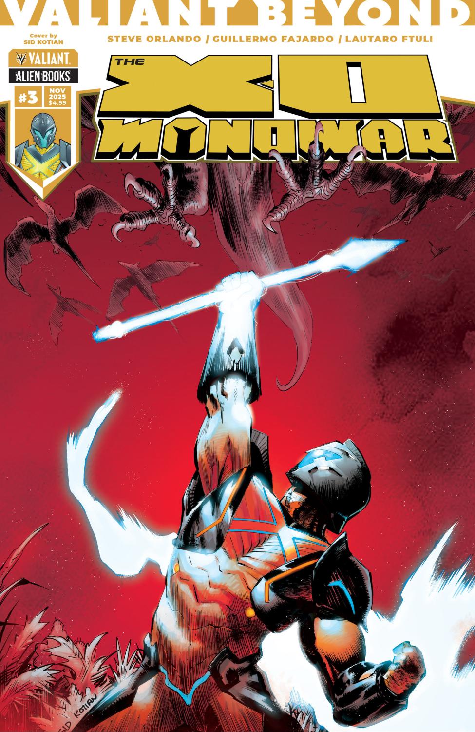 VALIANT BEYOND THE X-O MANOWAR #3 VAR C KOTIAN CVR C