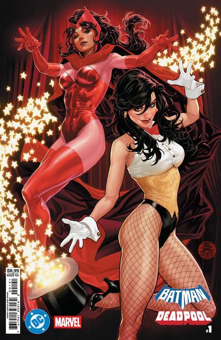 DC MARVEL BATMAN DEADPOOL #1 ONE SHOT CVR D MARK BROOKS ZATANNA SCARLET WITCH CARD STOCK VAR
