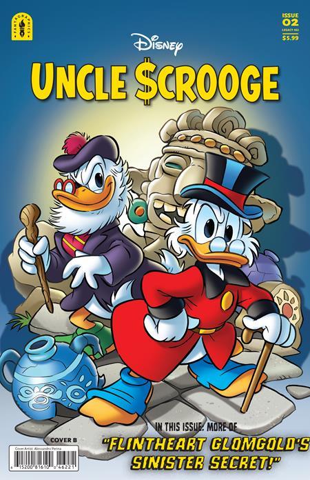 UNCLE SCROOGE FLINTHEART GLOMGOLDS SINISTER SECRET #2 CVR B ALESSANDRO PERINA VAR (OF 3)