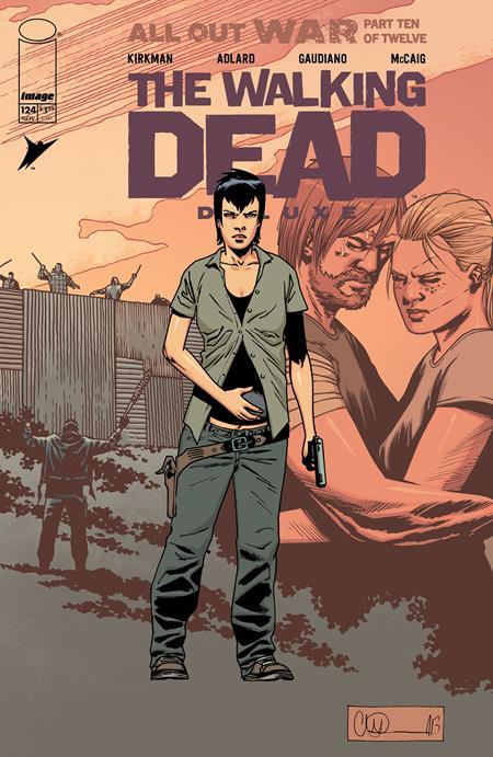 WALKING DEAD DELUXE #124 CVR B CHARLIE ADLARD & DAVE MCCAIG VAR
