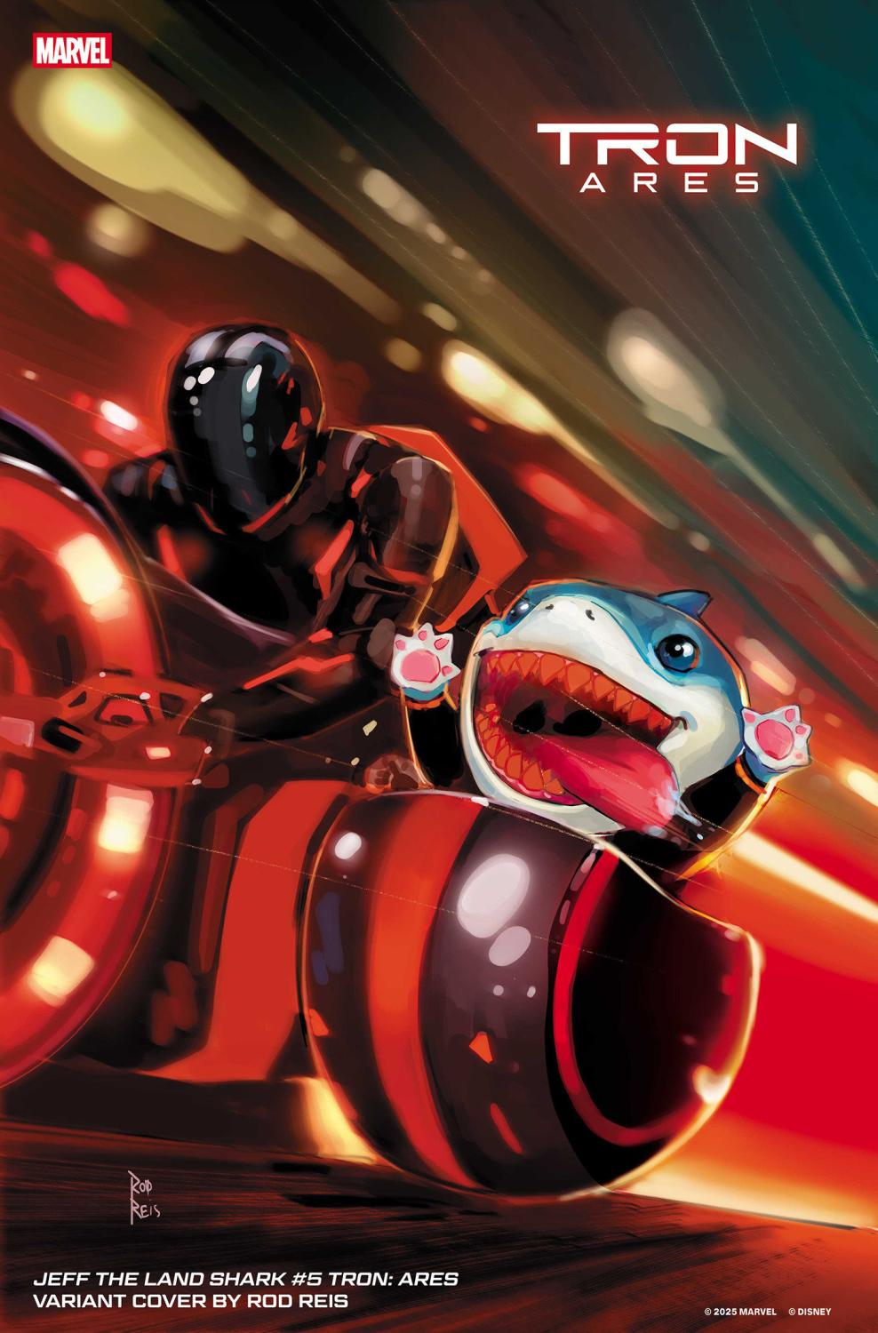 JEFF THE LAND SHARK #5 ROD REIS TRON ARES VAR CVR D