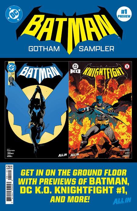 BATMAN DAY 2025 - BUNDLES OF 25 - BATMAN GOTHAM SAMPLER SECOND PRINTING CVR A