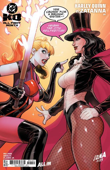 DC K.O. HARLEY QUINN VS ZATANNA #1 ONE SHOT CVR E DAVID NAKAYAMA CARD STOCK VAR