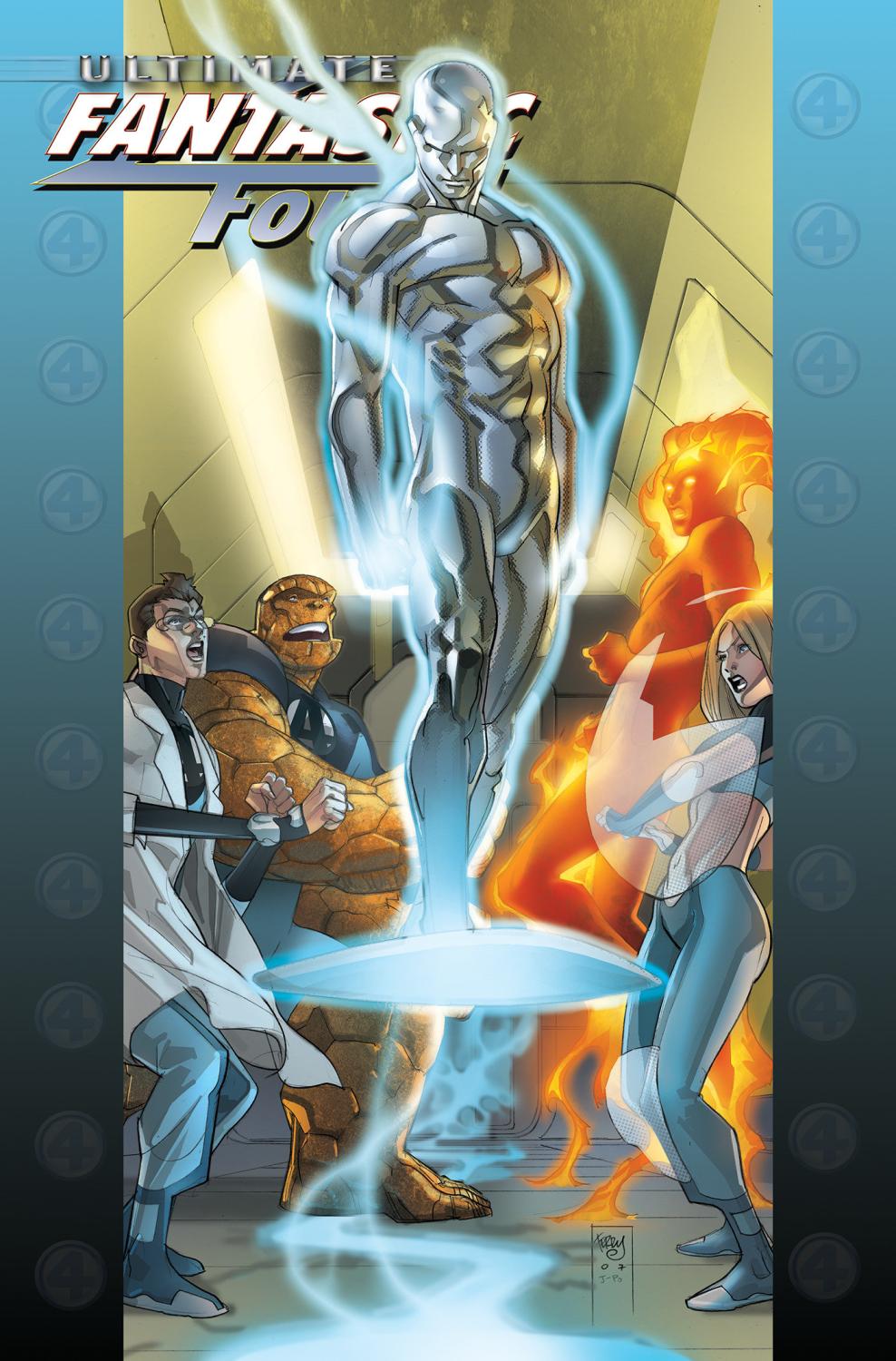 ULTIMATE FANTASTIC FOUR OMNIBUS VOL 2 PASQUAL FERRY SILVE SURFER COVER HC